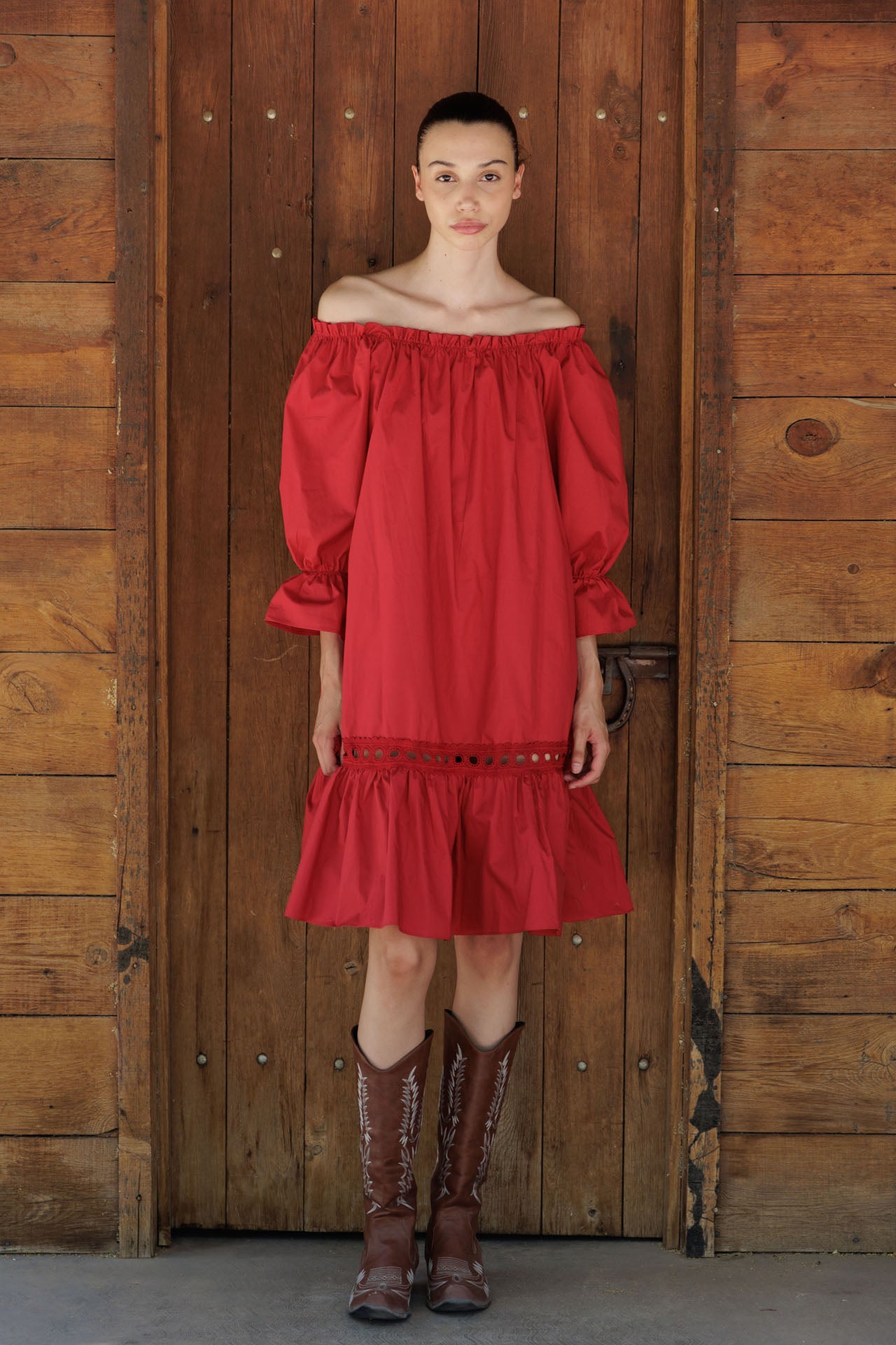 The Best Red Off Shoulder Short Dresses Under Custom / Red The Best Red Off Shoulder Short Dresses Under Custom / Red