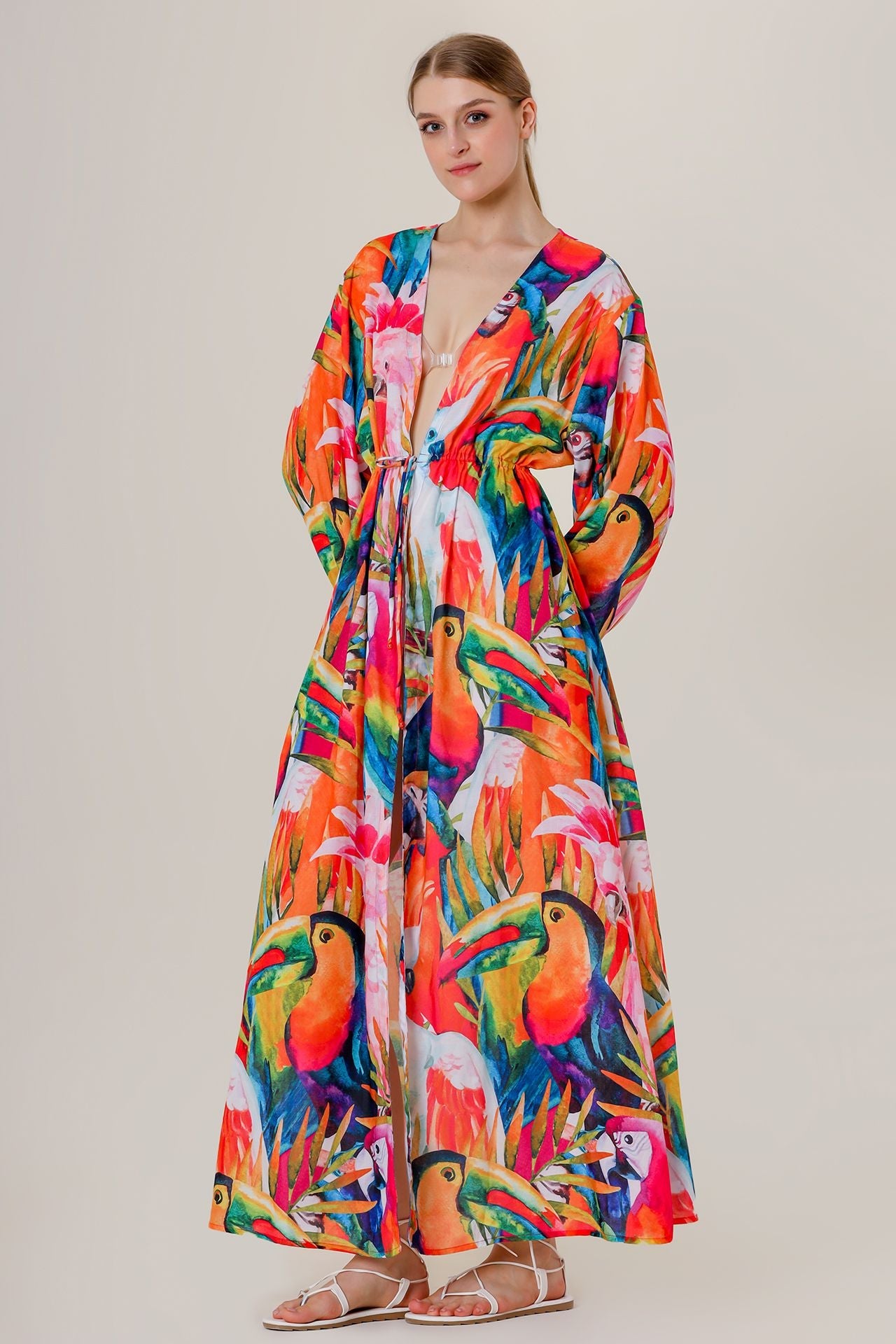 cotton maxi dresses for summer Designer Yellow Long Dress | Long Sleeve Long Dress