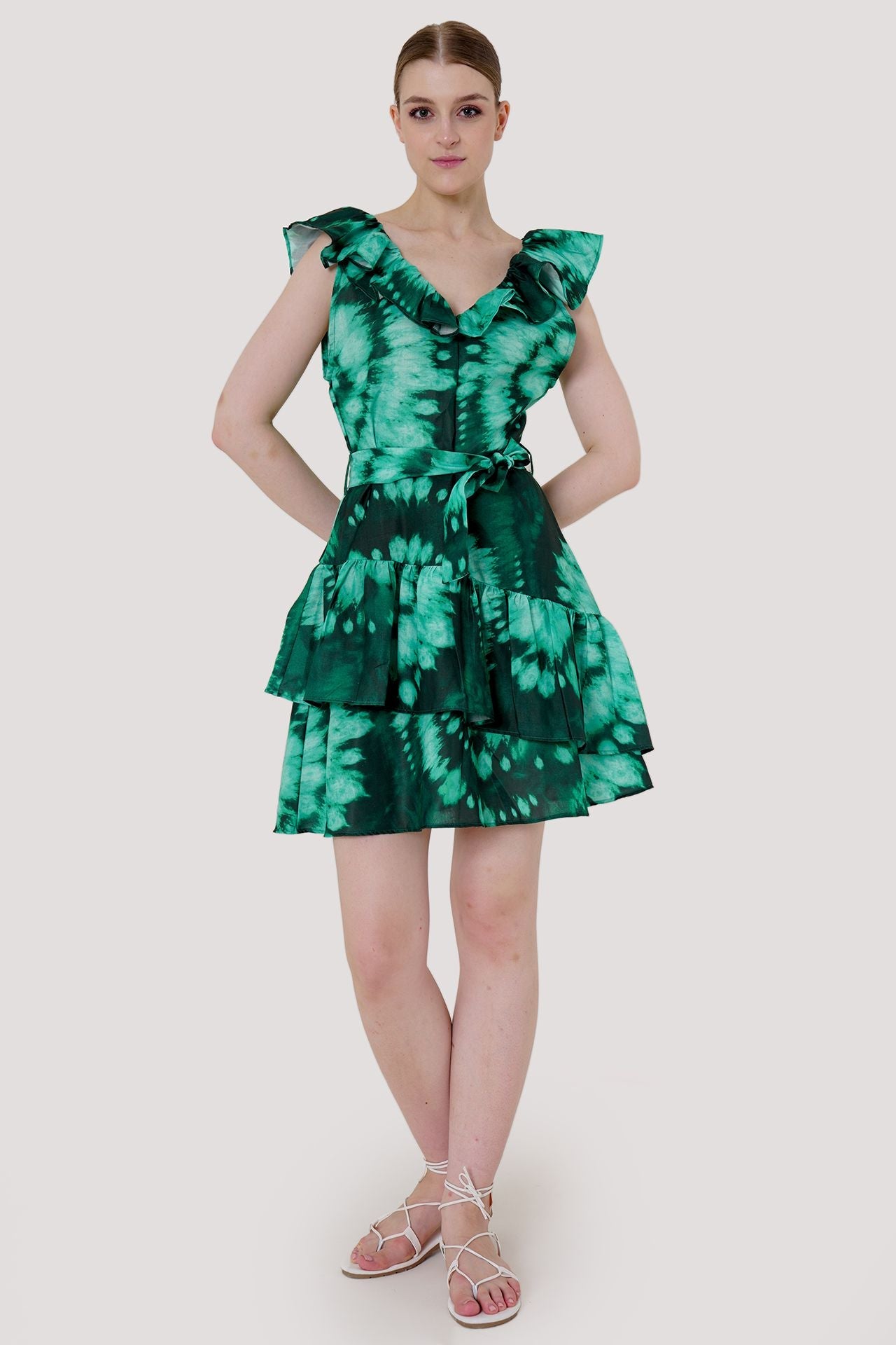 Designer Mini Hot Dresses for Ladies | Bright Green Mini Dress Extra Large Designer Mini Hot Dresses for Ladies | Bright Green Mini Dress Extra Large