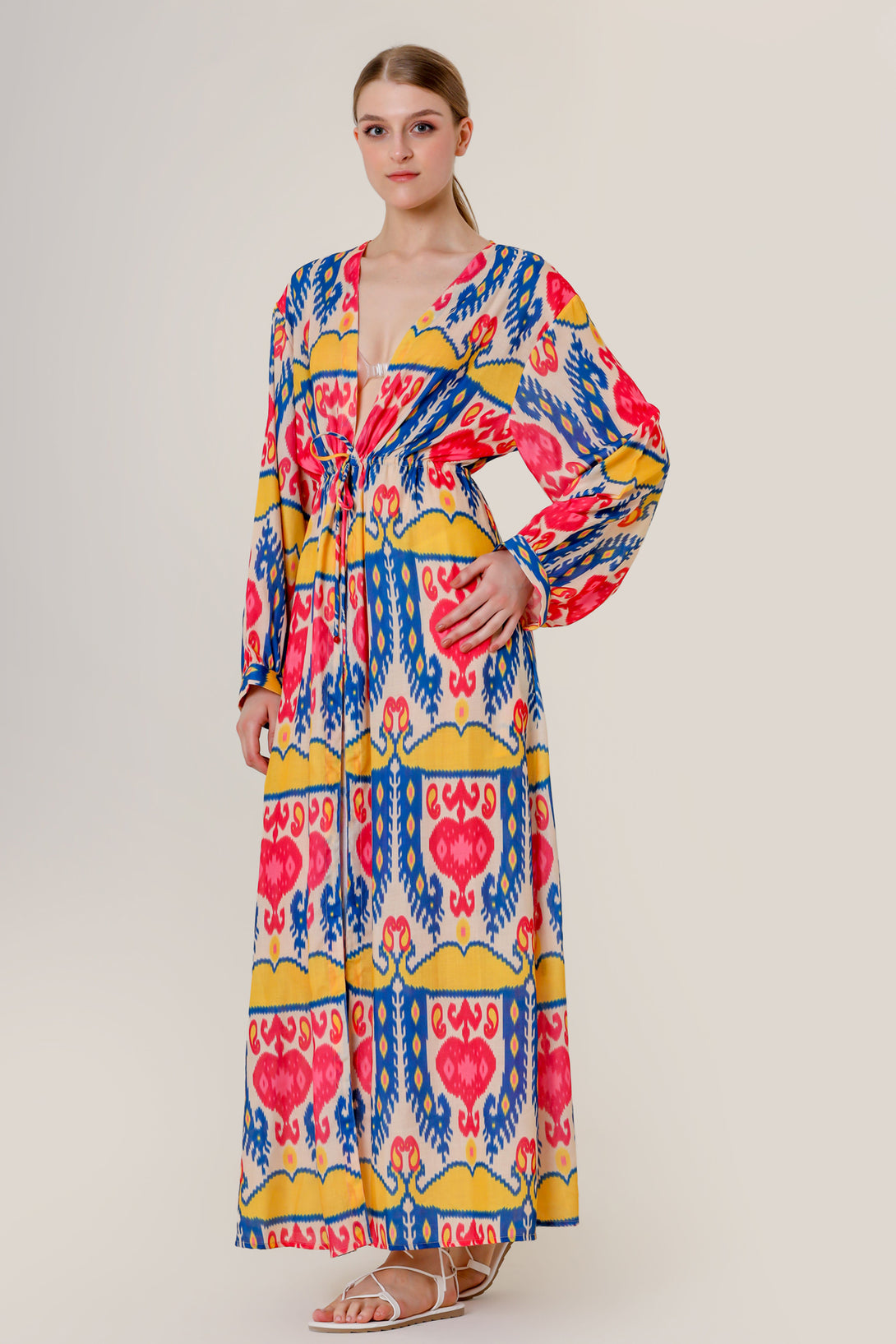 long flowy dresses, long dresses with sleeves, dresses for women, HT 360 Collective,