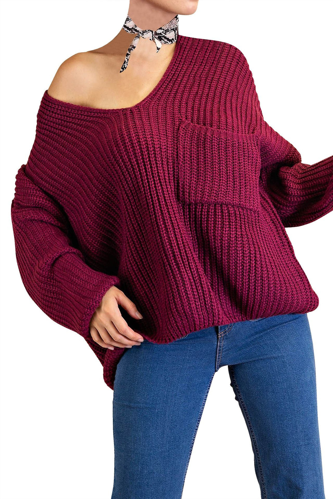 ladies knitwear, HT 360 Collective,
v neck knit sweater, designer knitwear,