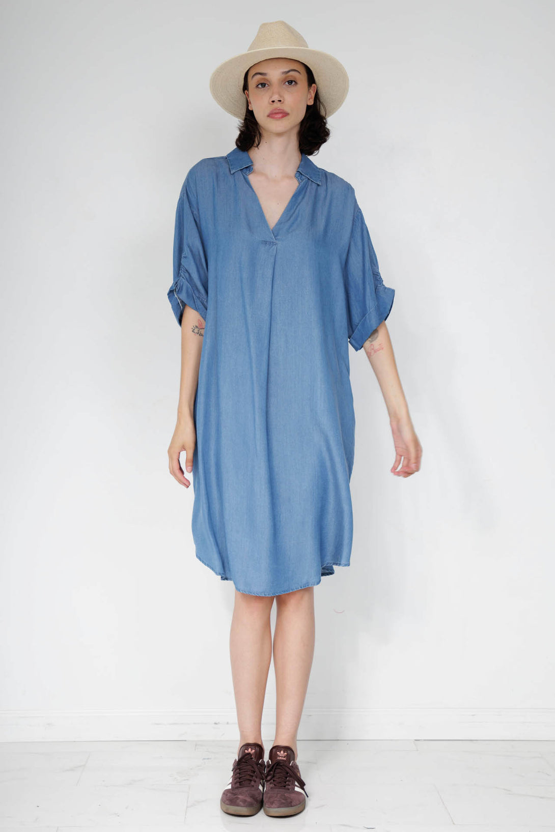 ladies casual denim dresses HT 360 Collective - Blue Denim Outfit