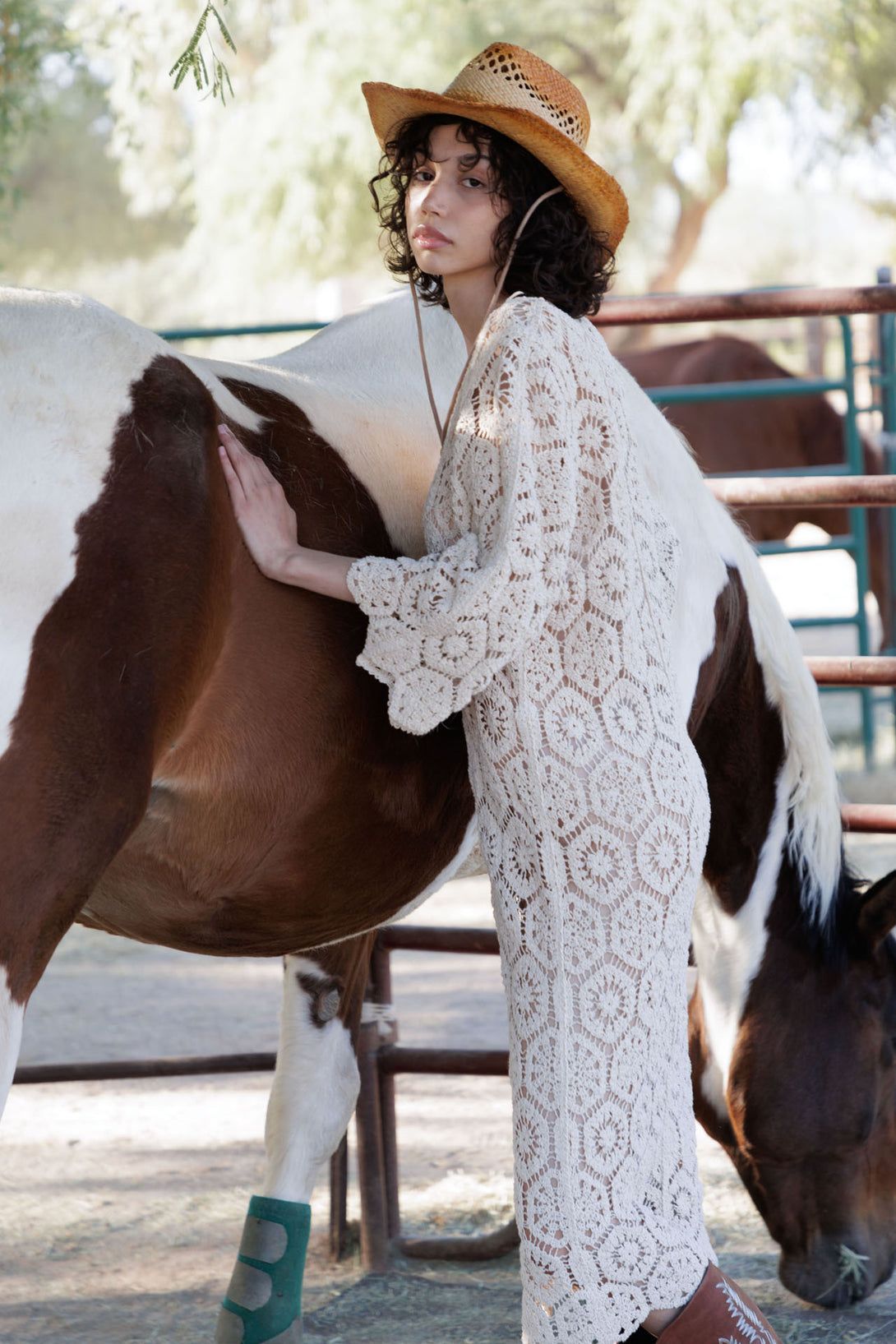 sexy crochet dress, white crochet dress long sleeve, crochet maxi dress with sleeves, HT 360 Collective,