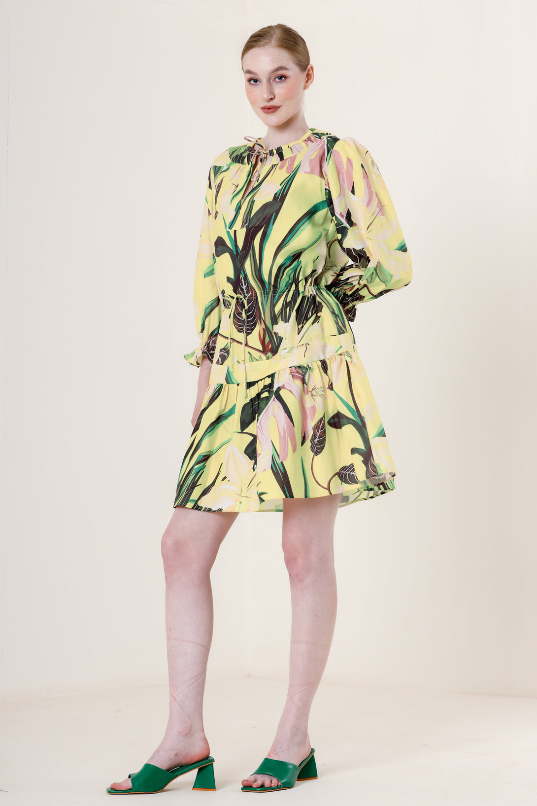 HT 360 Collective - Mini Dresses | Mint Green Dress With Sleeves Custom / Mint HT 360 Collective - Mini Dresses | Mint Green Dress With Sleeves Custom / Mint