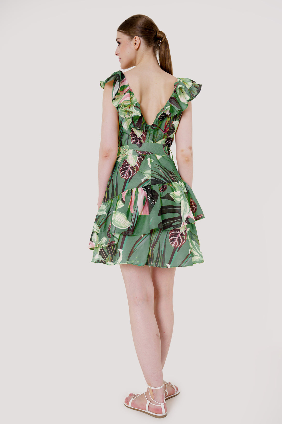 HT 360 Collective - Green Mini Dress | Short Summer Dresses Custom / Green HT 360 Collective - Green Mini Dress | Short Summer Dresses Custom / Green