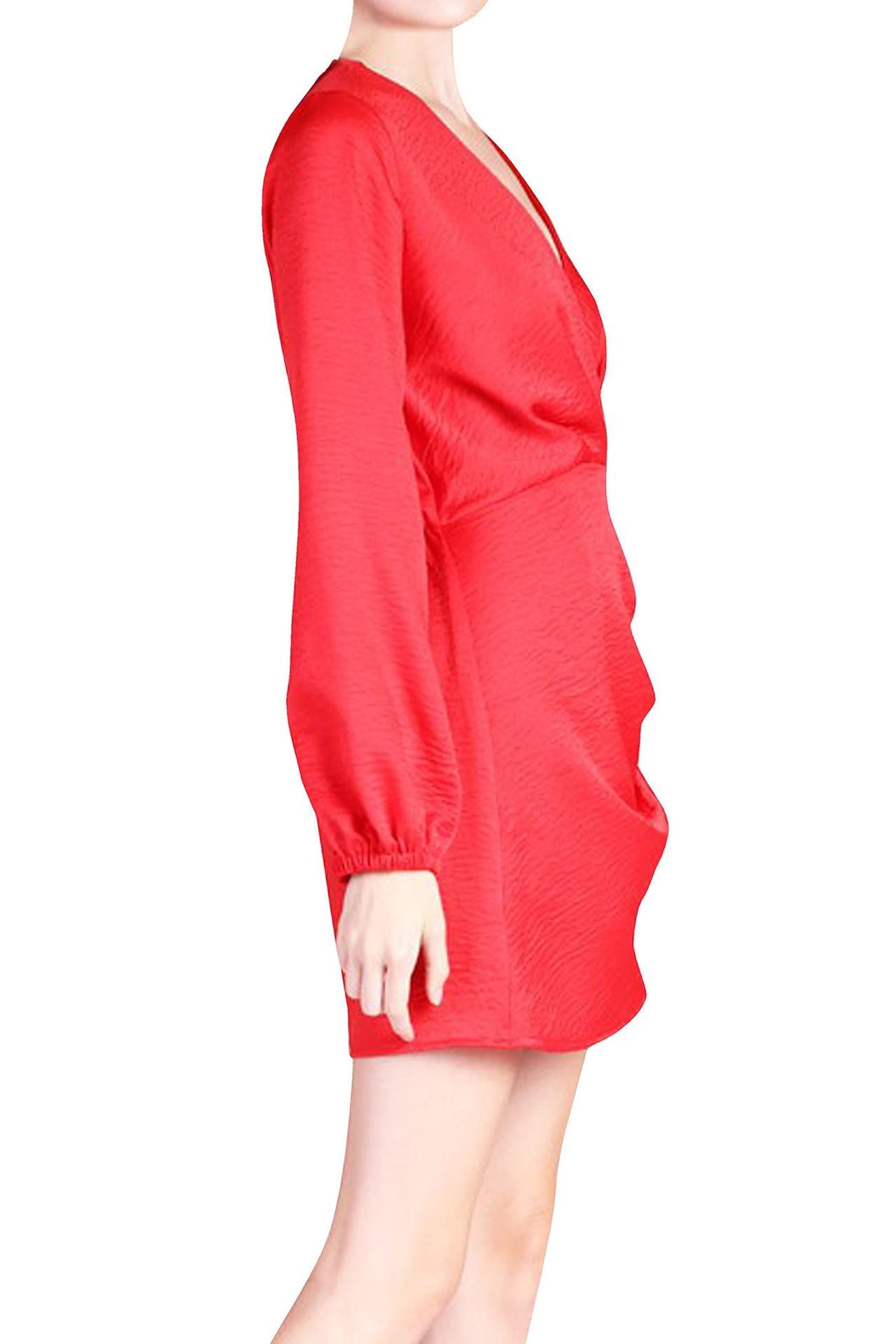 summer wrap dress,
women's long sleeve wrap dress,
long sleeve wrap dress, HT 360 Collective,