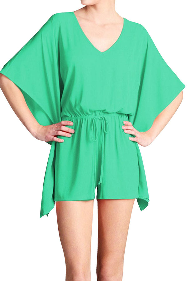 Green Designer Short Dress