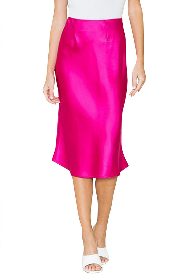 ladies knee length skirts,
skirt womens midi, pink knee length skirt, HT 360 Collective,
knee length skirt women,