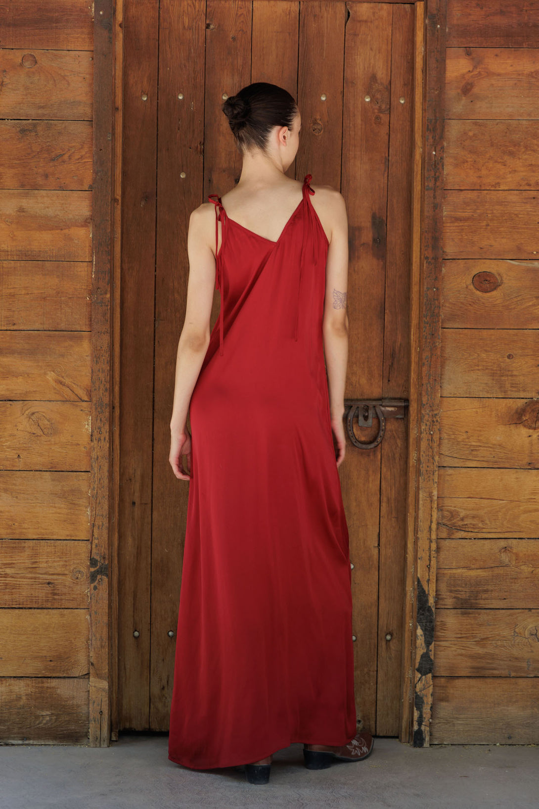 formal dresses red long, HT 360 Collective, flowy maxi dress, boho maxi dress,