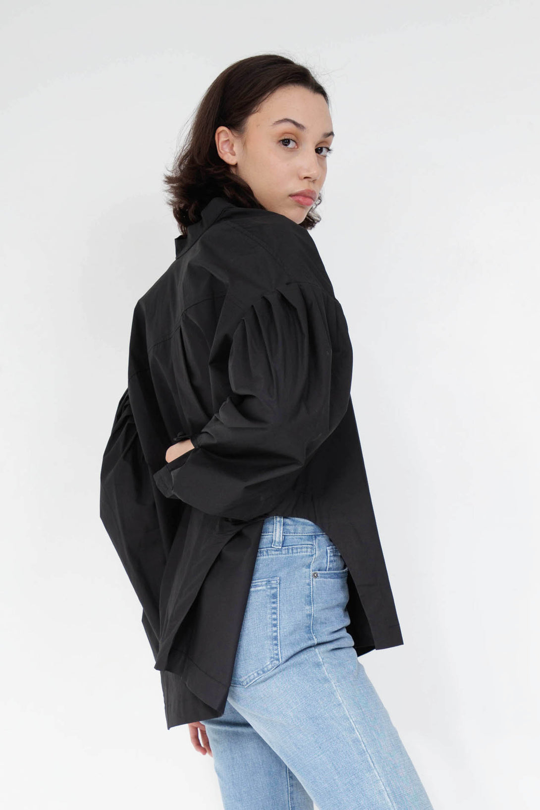 puff long sleeve top, HT 360 Collective, puff sleeve long sleeve top, long puff sleeve top,