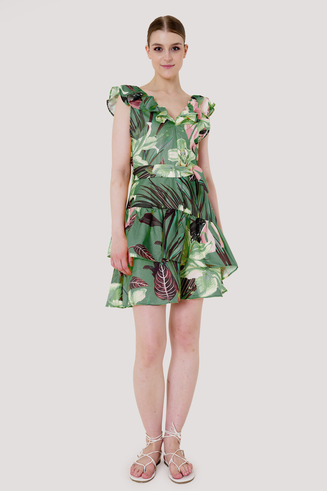HT 360 Collective - Green Mini Dress | Short Summer Dresses HT360 Collective HT 360 Collective - Green Mini Dress | Short Summer Dresses HT360 Collective