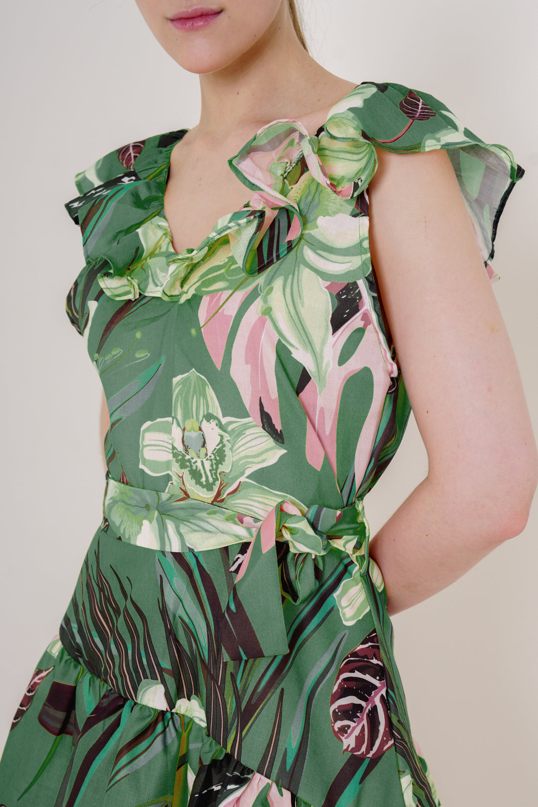 HT 360 Collective - Green Mini Dress | Short Summer Dresses HT360 Collective HT 360 Collective - Green Mini Dress | Short Summer Dresses HT360 Collective