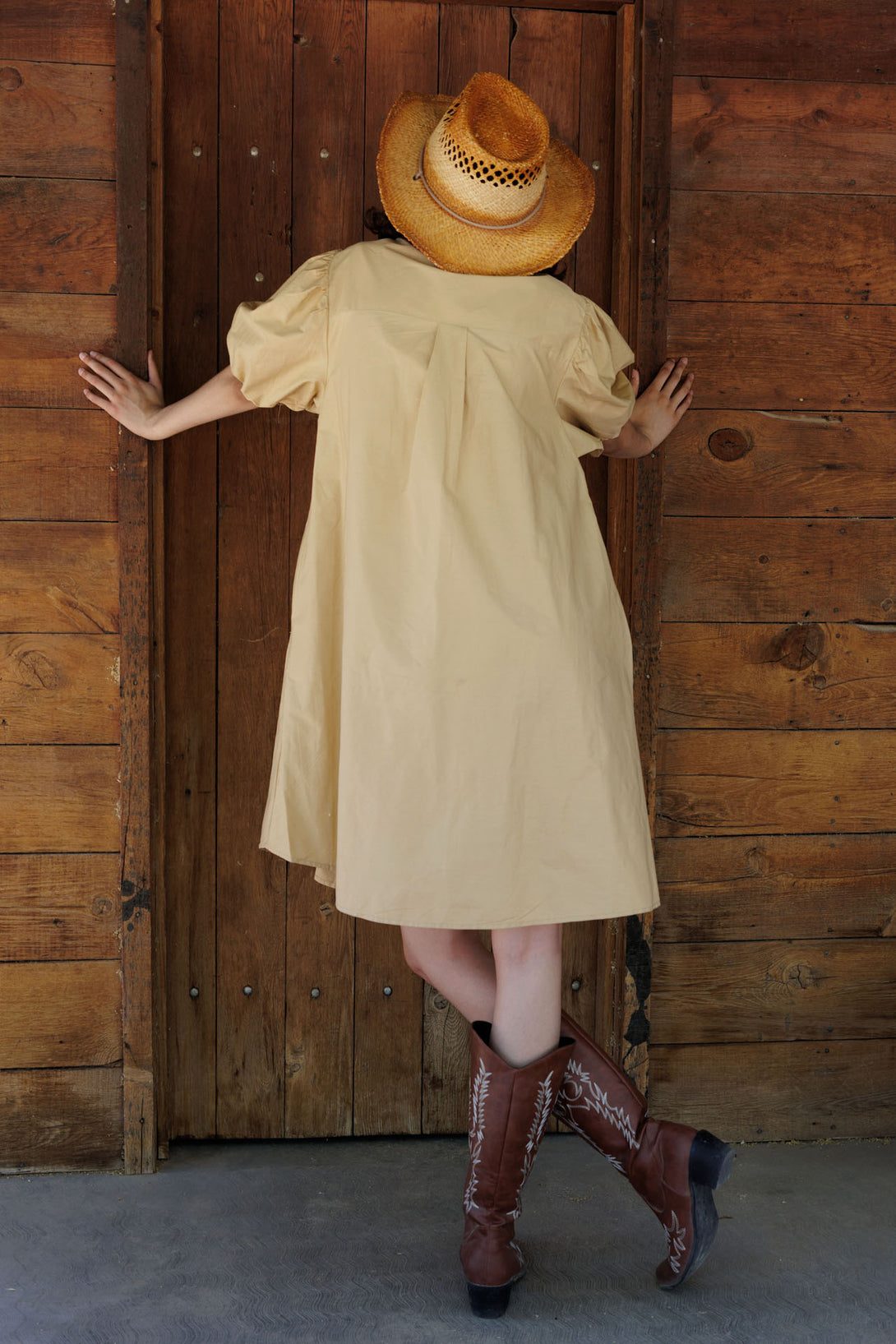 HT 360 Collective -Brown Dress | Knee Length Dresses For Women Extra Large / Bronze HT 360 Collective -Brown Dress | Knee Length Dresses For Women Extra Large / Bronze