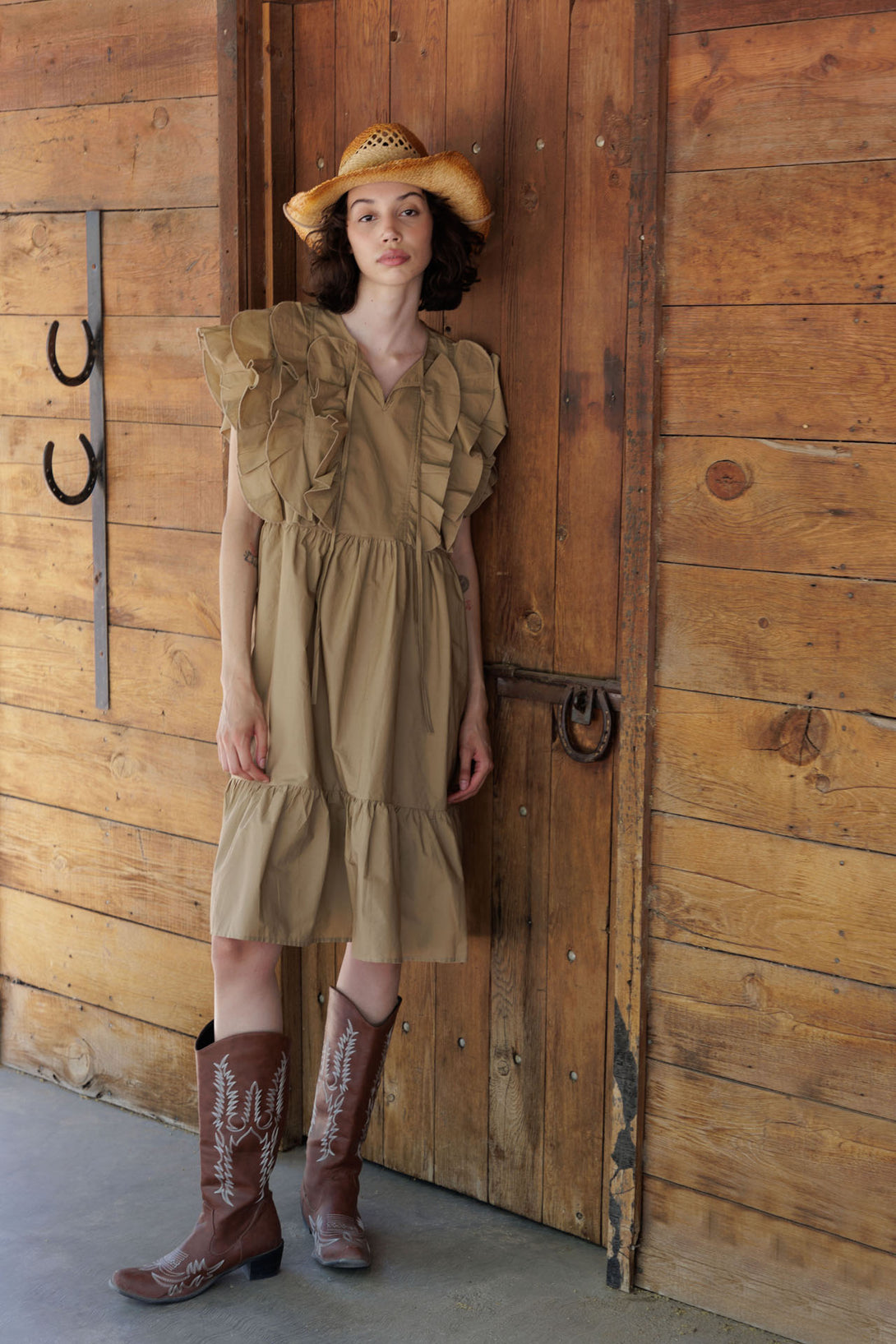 HT 360 Collective -Brown Dress HT 360 Collective -Brown Dress