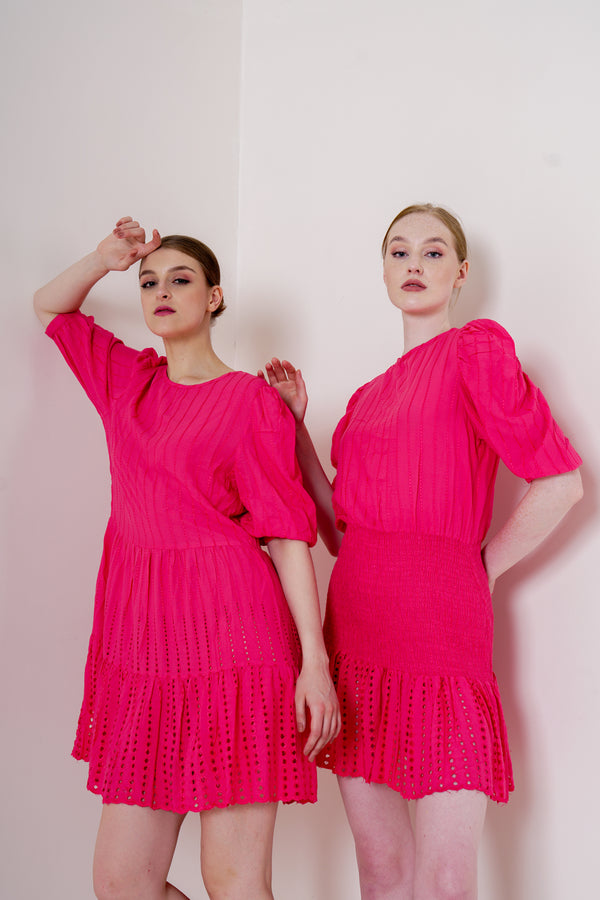 sexy pink midi dress, modest midi dresses, casual midi dresses for women, HT 360 Collective,