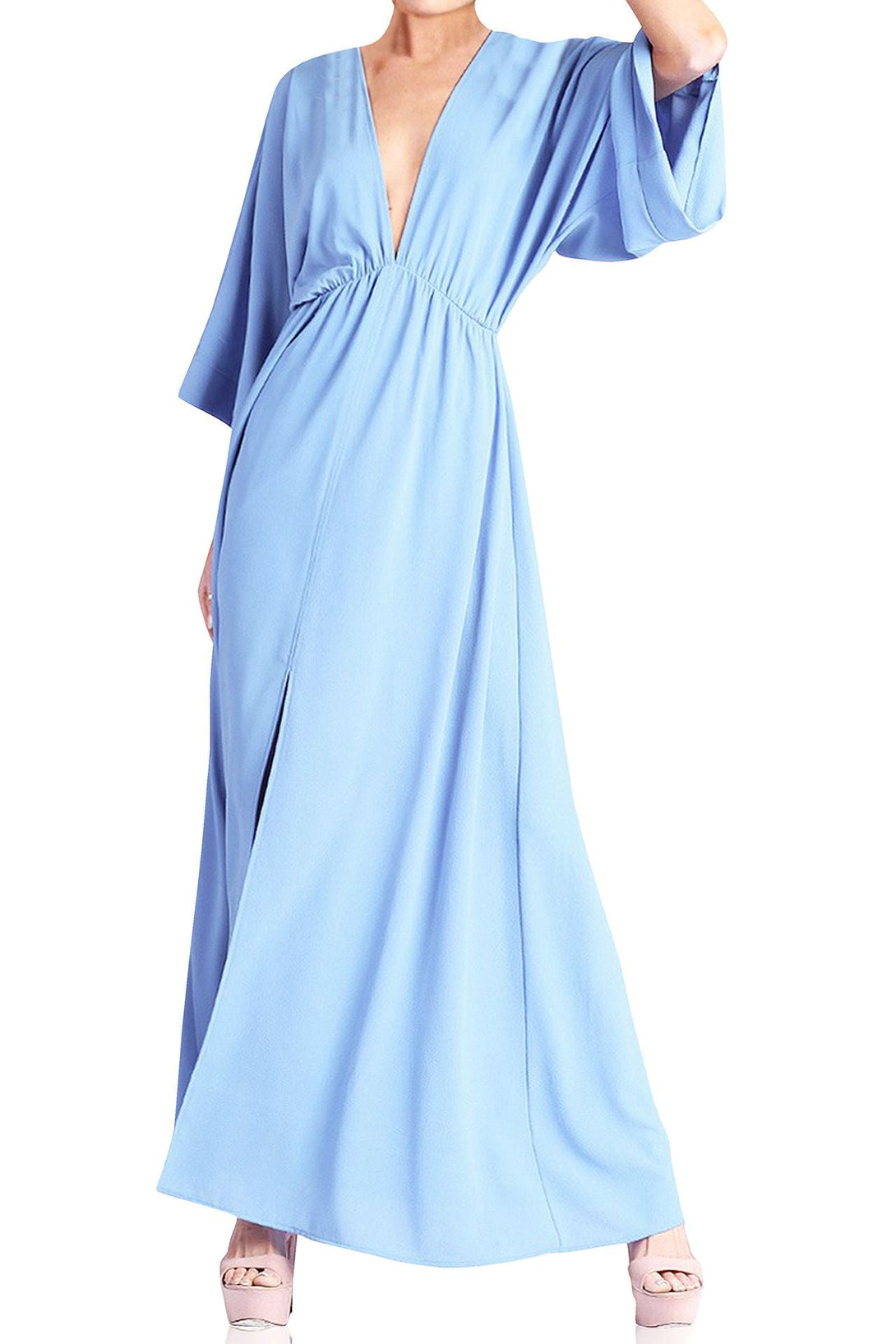 long dresses with sleeves, HT 360 Collective, maxi sundresses for women, long formal dresses with sleeves,