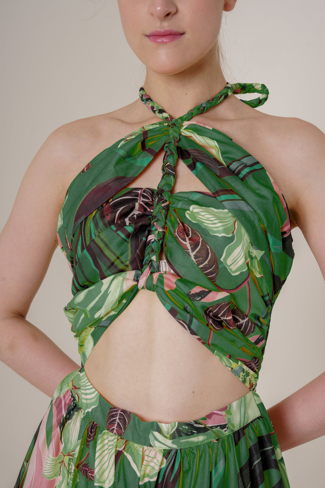 HT 360 Collective - Green Maxi Dress | Cut Out Maxi Dress HT360 Collective HT 360 Collective - Green Maxi Dress | Cut Out Maxi Dress HT360 Collective