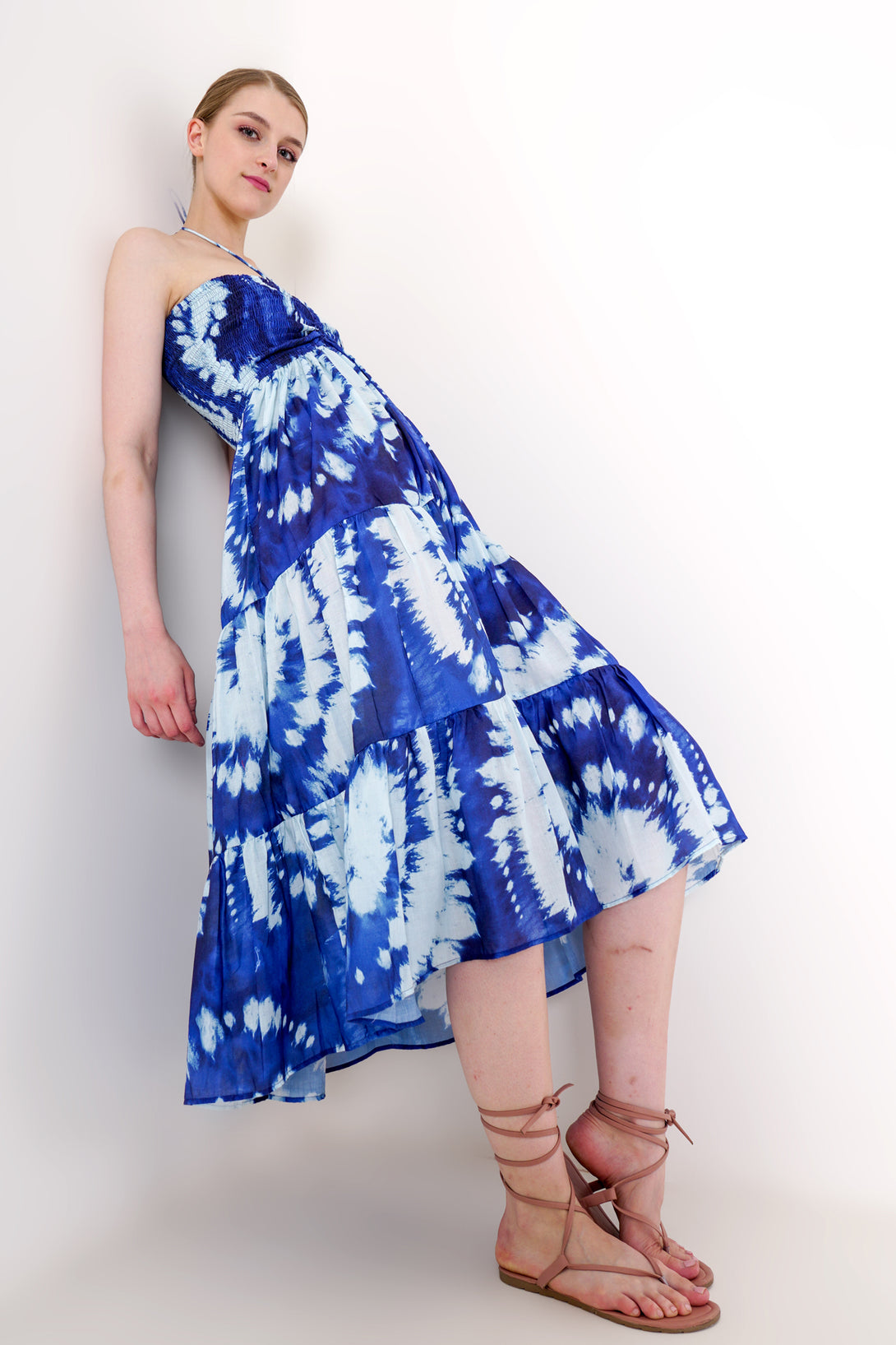 Designer Womens Casual Midi Dresses | Royal Blue Dresses For Women HT360 Collective Designer Womens Casual Midi Dresses | Royal Blue Dresses For Women HT360 Collective