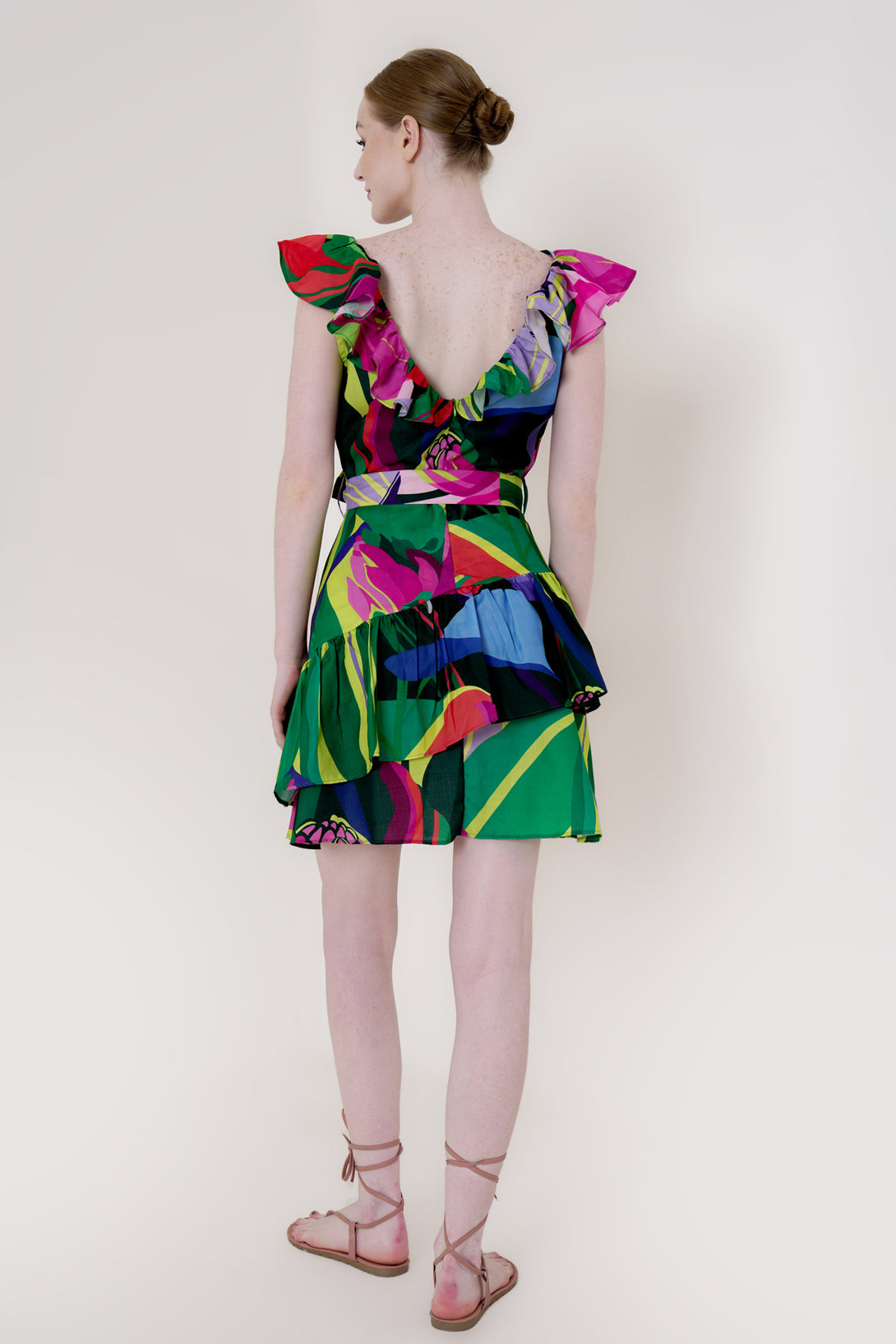 shortest dress, short summer dresses, short party dresses, multi colour dress, HT 360 Collective,