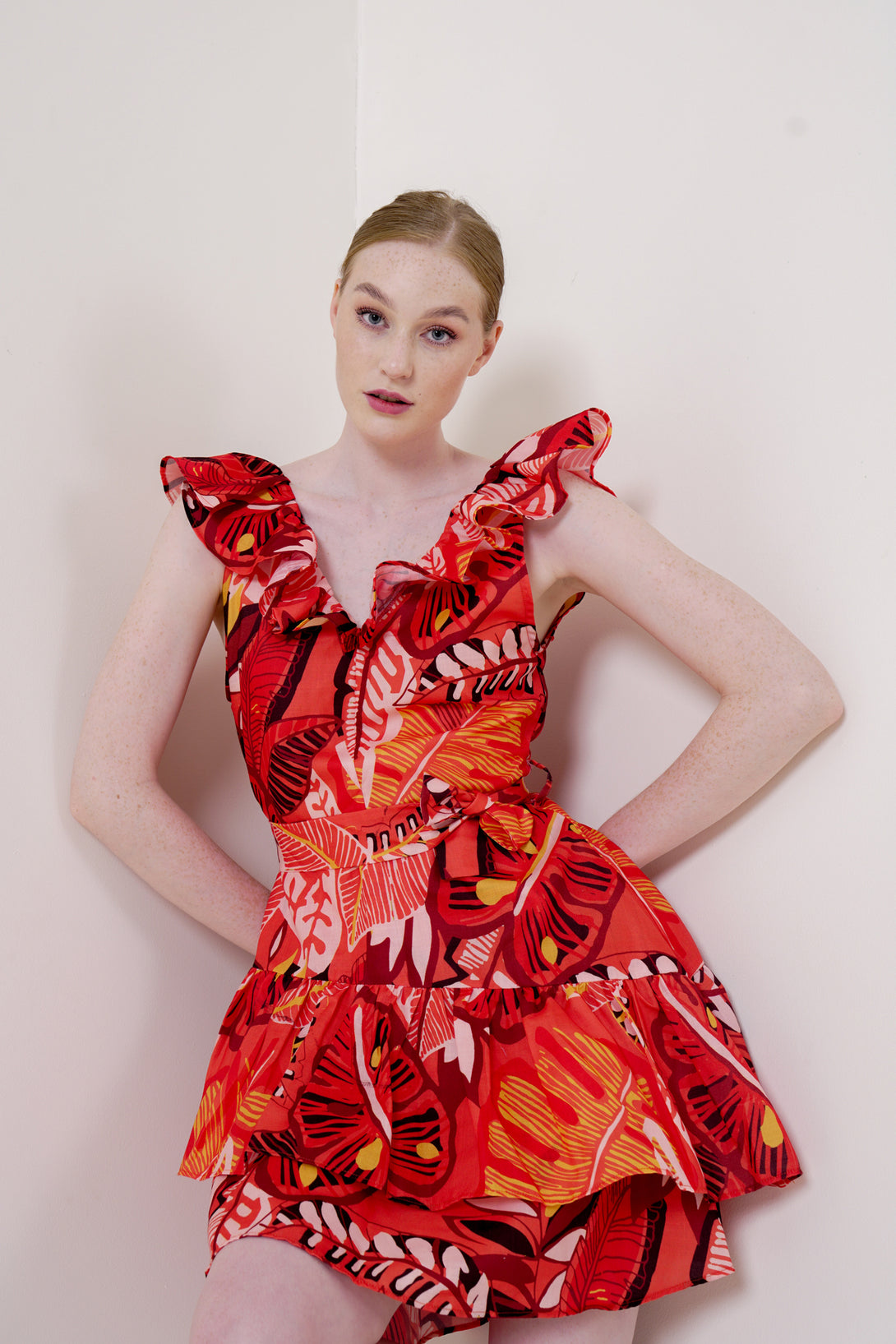 Designer Mini Summer Dresses for Women | Bright Orange Mini Dress Custom Designer Mini Summer Dresses for Women | Bright Orange Mini Dress Custom