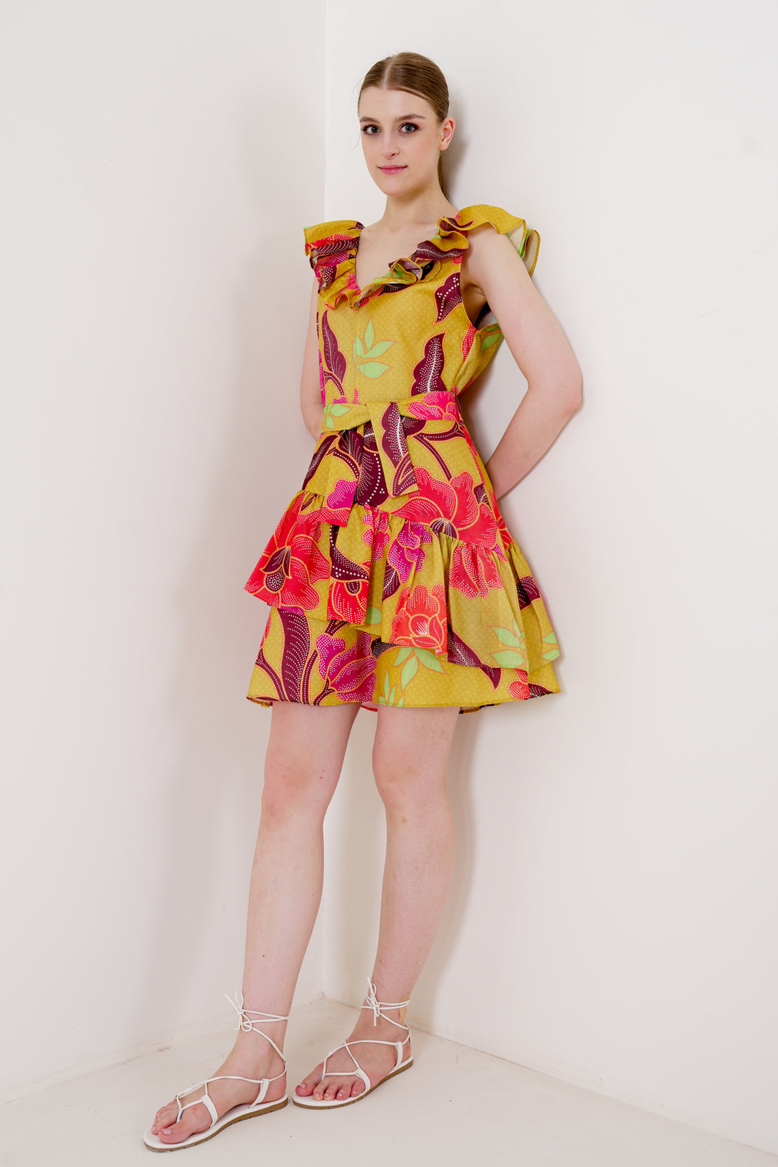 HT 360 Collective, mini dress for women, elegant short dresses, designer mini dress, short yellow prom dress,