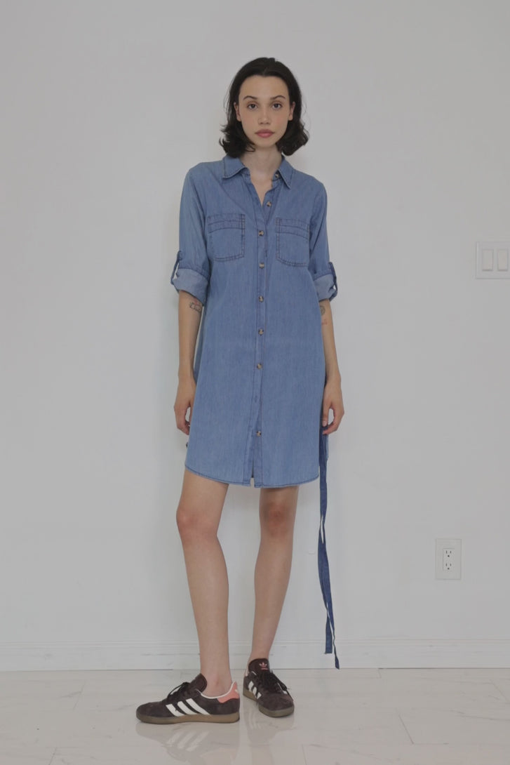 plus size denim outfit, outfit for blue jeans, women's overall dress denim, Instagram reels, HT 360 Collective,