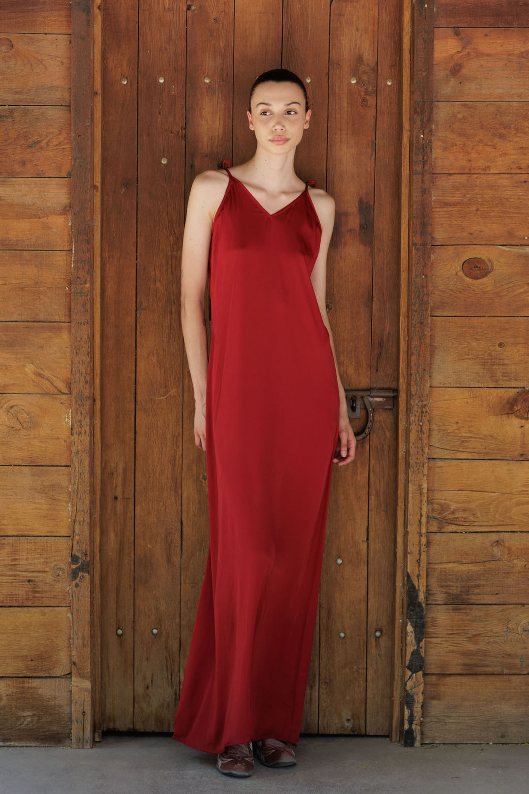 long dress in red, HT 360 Collective, dress long dress, long dress long dress,