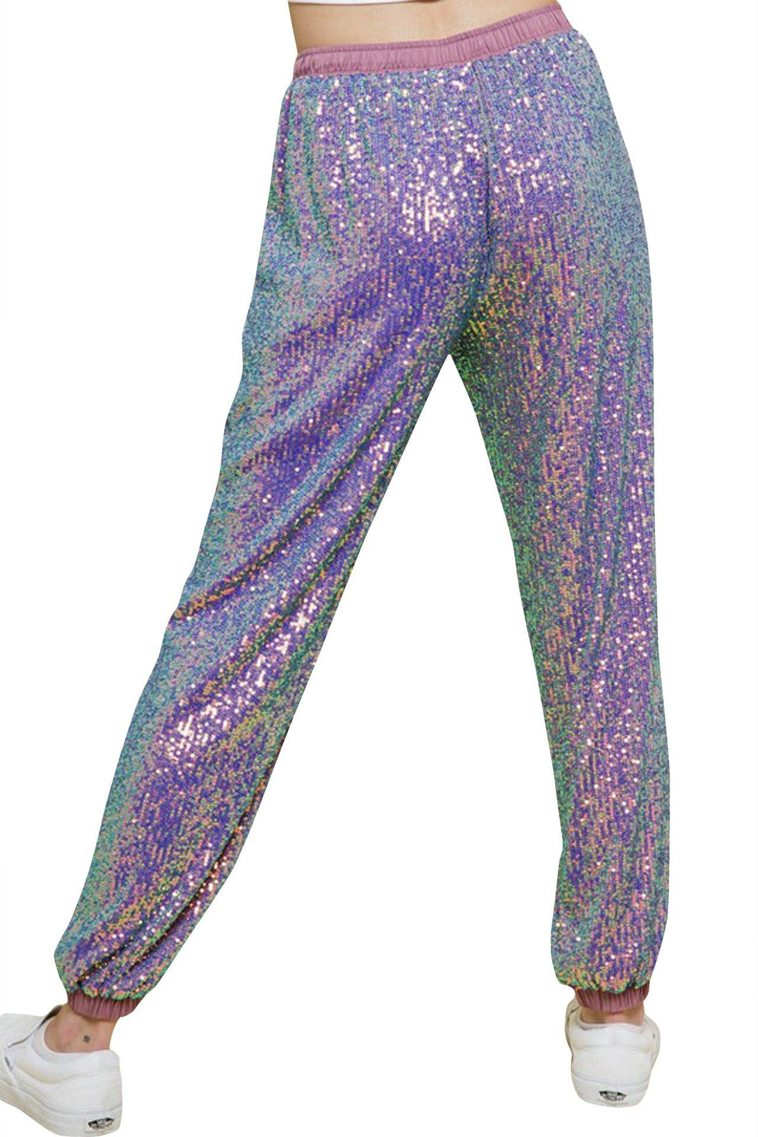 "womens sequin joggers" "HT 360 Collective" "sequin joggers for women" "sequin jogger pants women" "sequin joggers womens"