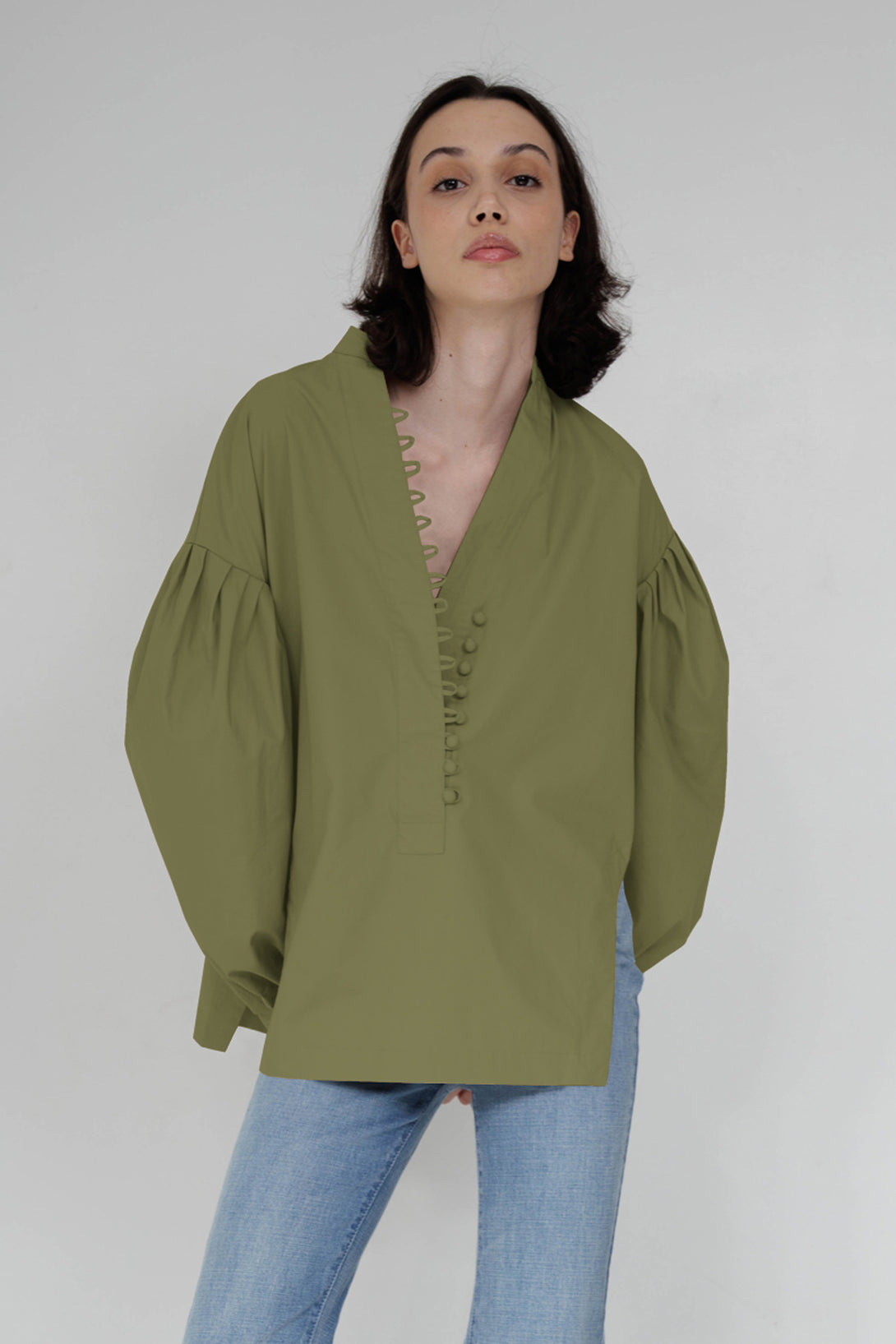 HT 360 Collective, green colour tops for ladies, green colour tops for women,