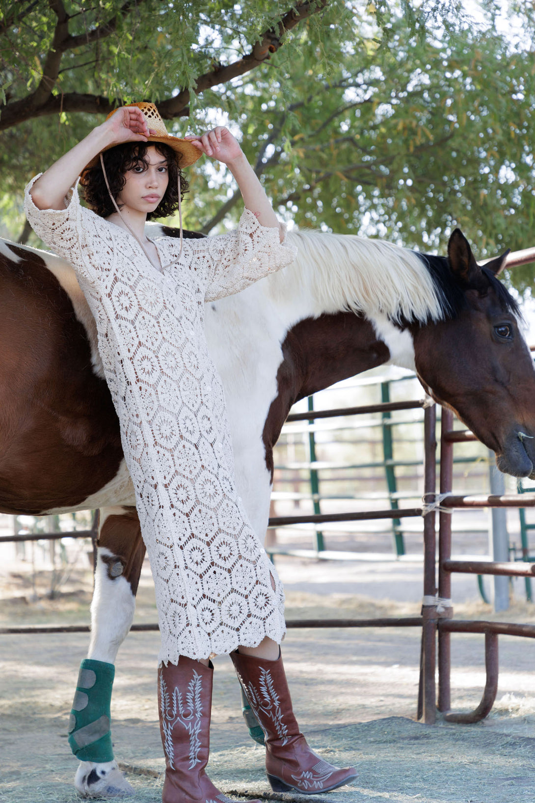 HT 360 Collective - White Crochet Dress | Crochet Clothing HT360 Collective HT 360 Collective - White Crochet Dress | Crochet Clothing HT360 Collective