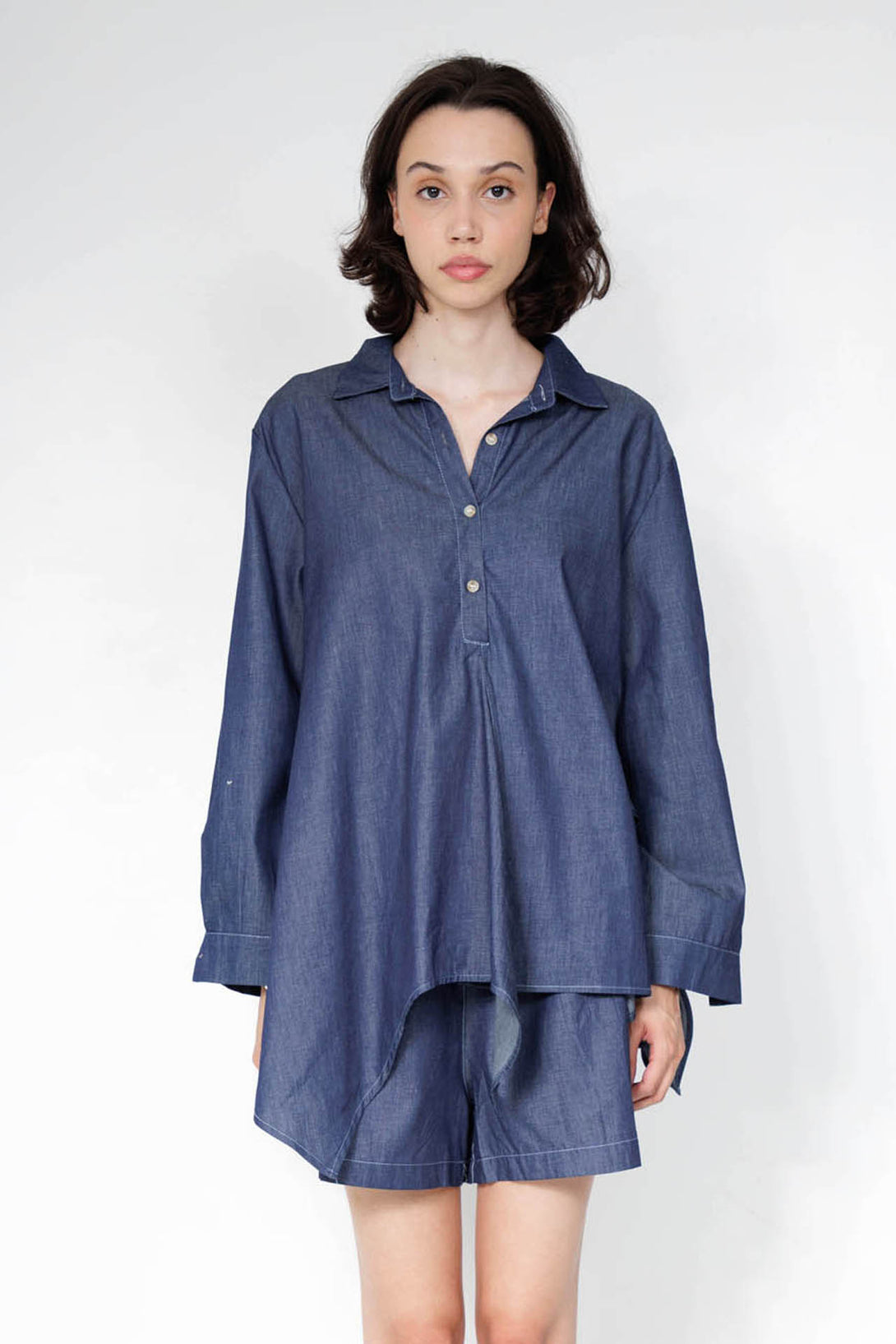  women shirt denim, HT 360 Collective, denim shirt for women, jean shirt women,