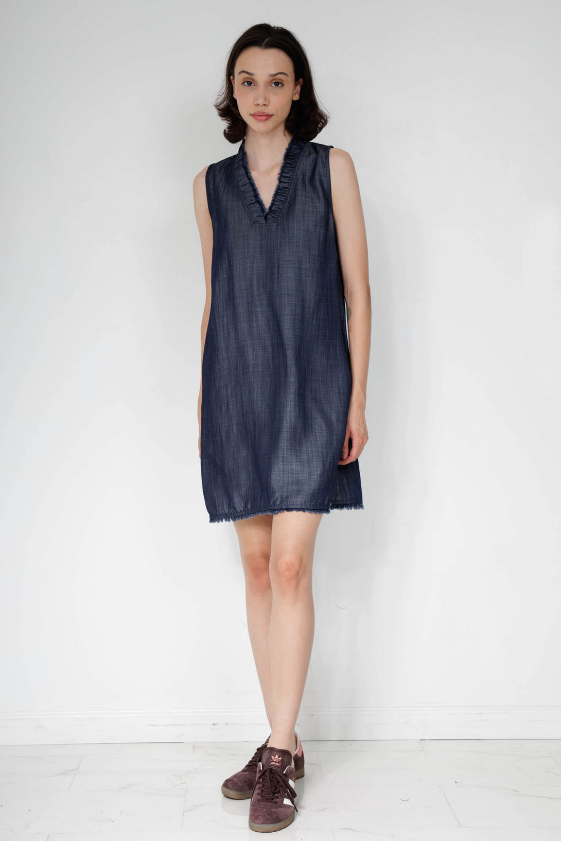 HT 360 Collective - Denim Mini Dress | Jeans Dresses For Women Medium / Blue HT 360 Collective - Denim Mini Dress | Jeans Dresses For Women Medium / Blue