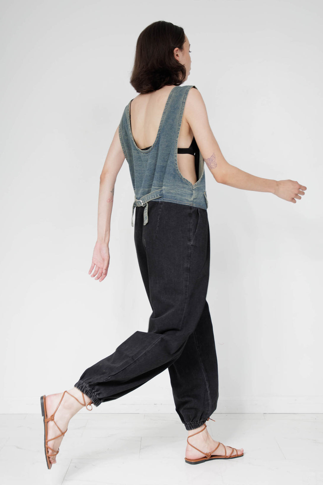 jeans ladies jumpsuit, jumpsuit for women in jeans, HT 360 Collective, ladies jumpsuit denim,