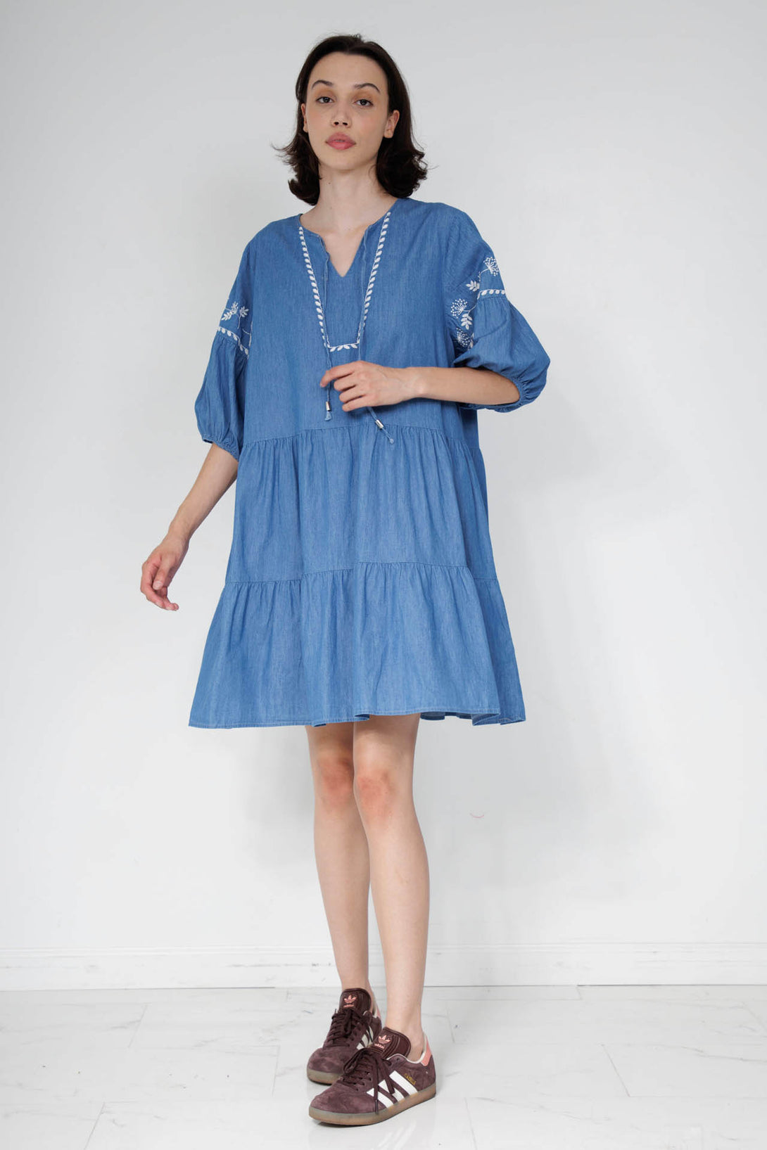 HT 360 Collective - Blue Jean Dress Womens | Denim Clothing Large / Blue HT 360 Collective - Blue Jean Dress Womens | Denim Clothing Large / Blue