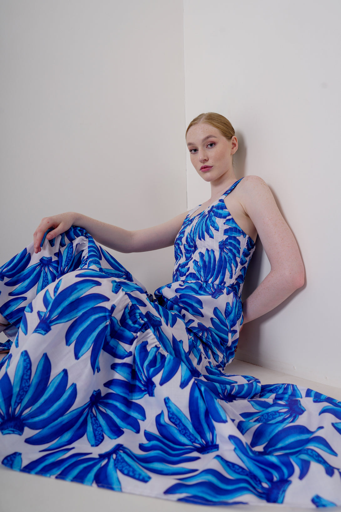 Designer Long Strappy Dress | Dark Blue Maxi Dress | Long Maxi Dress HT360 Collective Designer Long Strappy Dress | Dark Blue Maxi Dress | Long Maxi Dress HT360 Collective