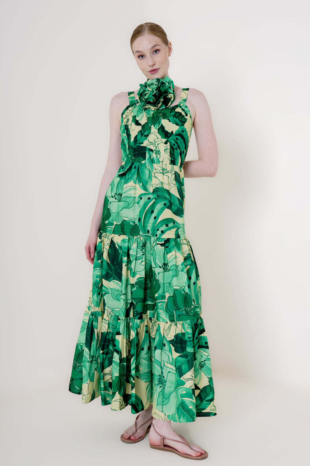 Designer Strappy Maxi Summer Dresses | Emerald Green Color Dress HT360 Collective Designer Strappy Maxi Summer Dresses | Emerald Green Color Dress HT360 Collective