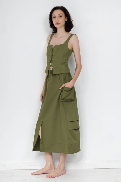 HT 360 Collective - Cargo Skirts | High Waisted Cargo Skirt  HT360  Collective