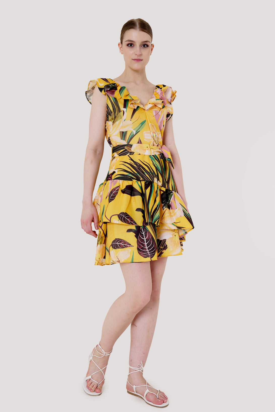 cute dresses yellow Designer Mini Yellow Dresses For Women