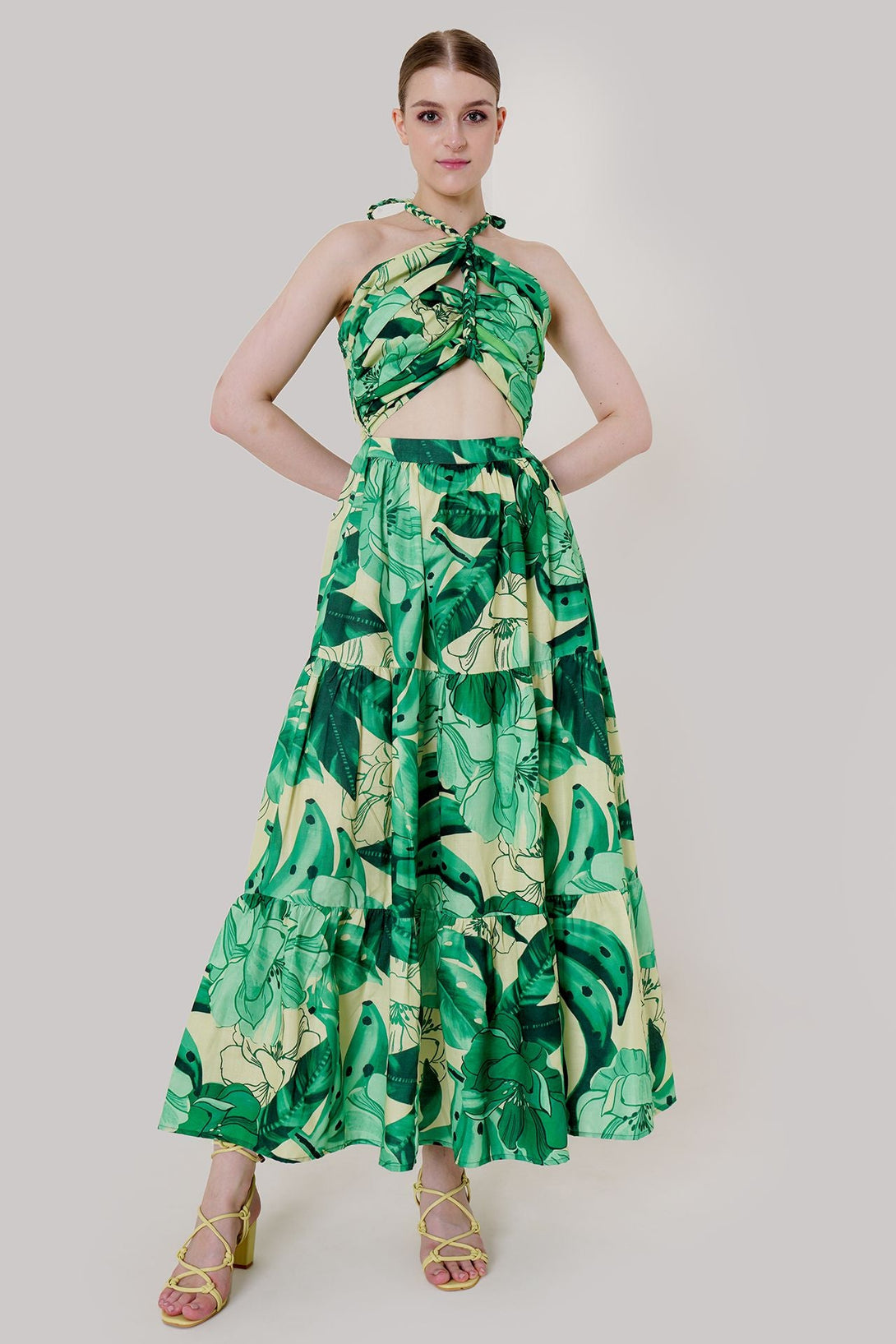 "plus size maxi dresses" "mint green summer dress" "floor length dress" "long side cut out dress"