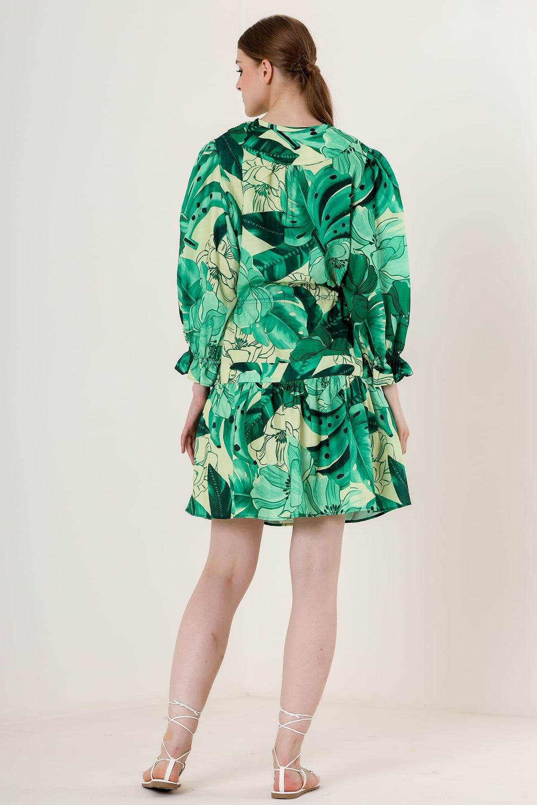 Designer Emerald Green Dress With Sleeves | Ladies Knee Length Dresses HT360 Collective Designer Emerald Green Dress With Sleeves | Ladies Knee Length Dresses HT360 Collective