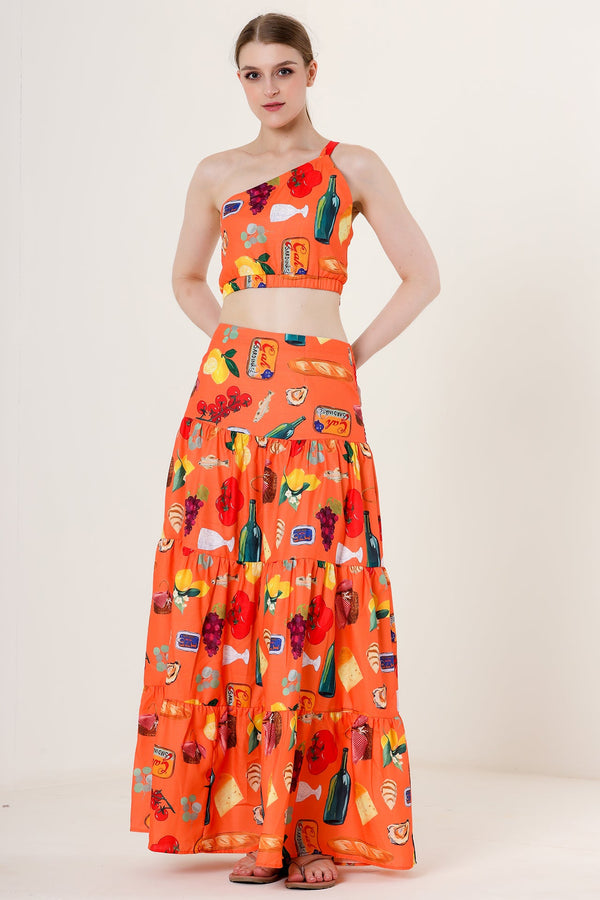"long burnt orange skirt" "plus size maxi dresses" "burnt orange skirt long" "maxi printed dress"