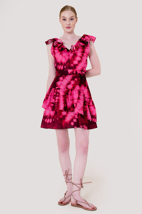 short dresses for women, mini dress hot pink, cocktail mini dress long sleeve