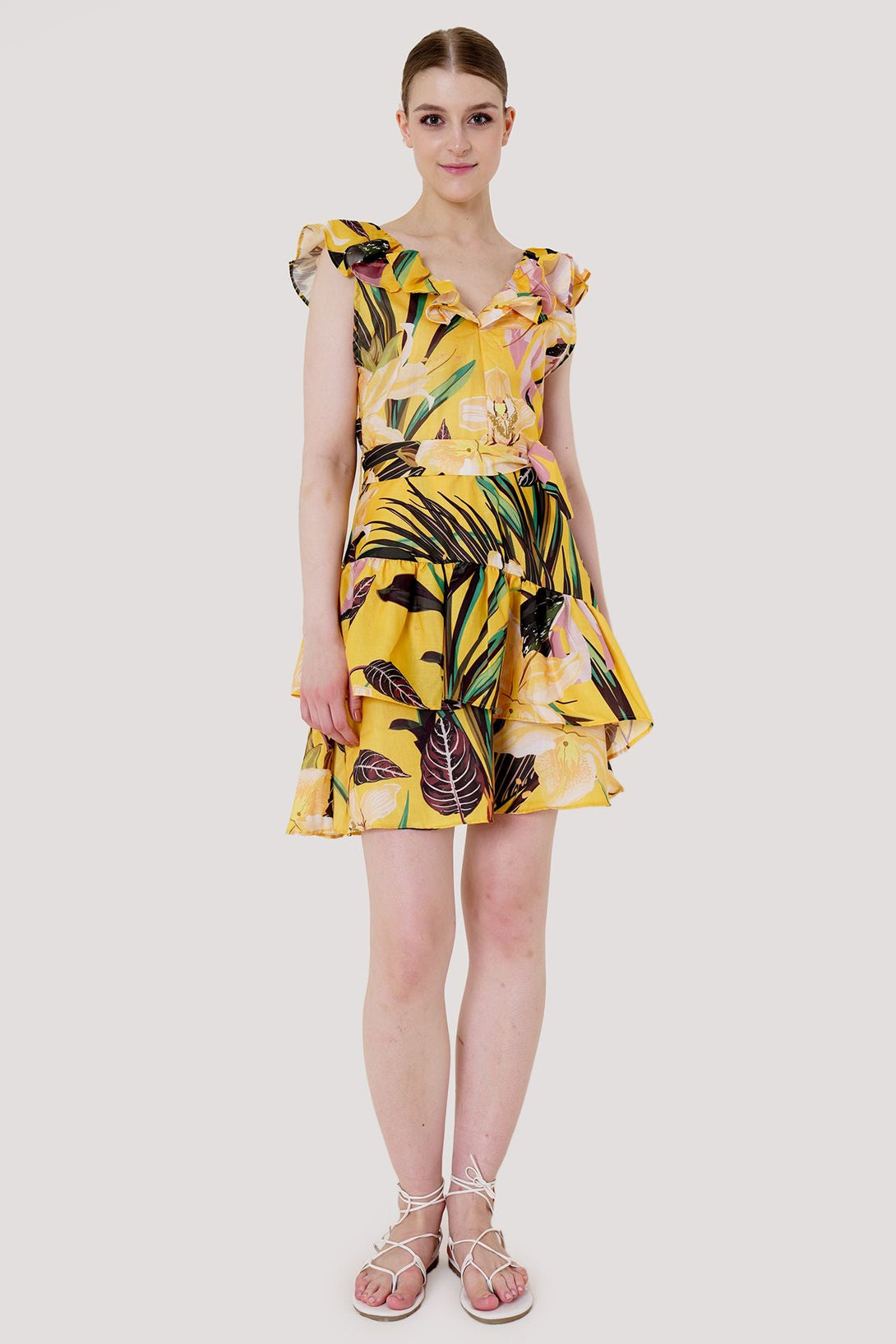 Designer Mini Yellow Dresses For Women | Short Dresses For Women HT360 Collective Designer Mini Yellow Dresses For Women | Short Dresses For Women HT360 Collective